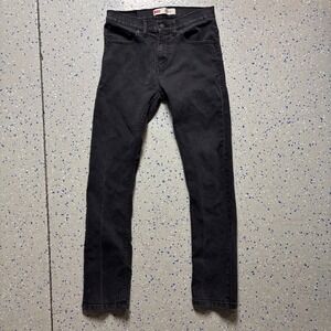 Levi's 511 Slim Fit Kids Jeans Dark Wash Size 18 Regular Black 29x29